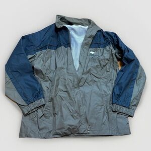 Yellowstone National Park Two Tone Wind Breaker Sz Med Zipper Mesh Lined